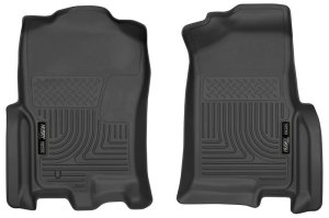 Ford Expedition Floor Mats - Front - Husky Liners - WeatherBeater - Black - `07-`10 Ford Expedition Floor Mats - Front - Husky Liners - WeatherBeater - Black - `07-`10